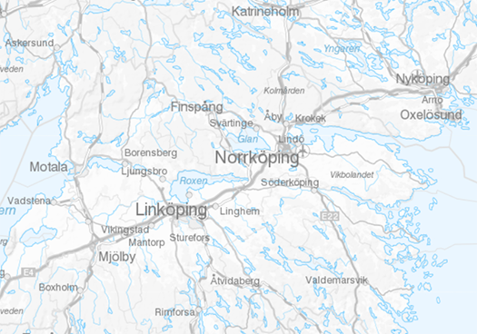 Grayscale Version of Topographic Sitemap.