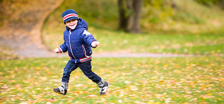 Boy running