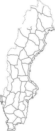 Karta över höjdnätet från den andra precisionsavvägningen.